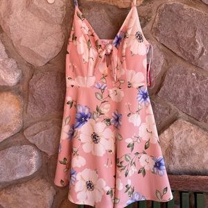Xhilaration Flower Spring Skater Dress